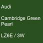 Preview: Audi, Cambridge Green Pearl, LZ6E / 3W.